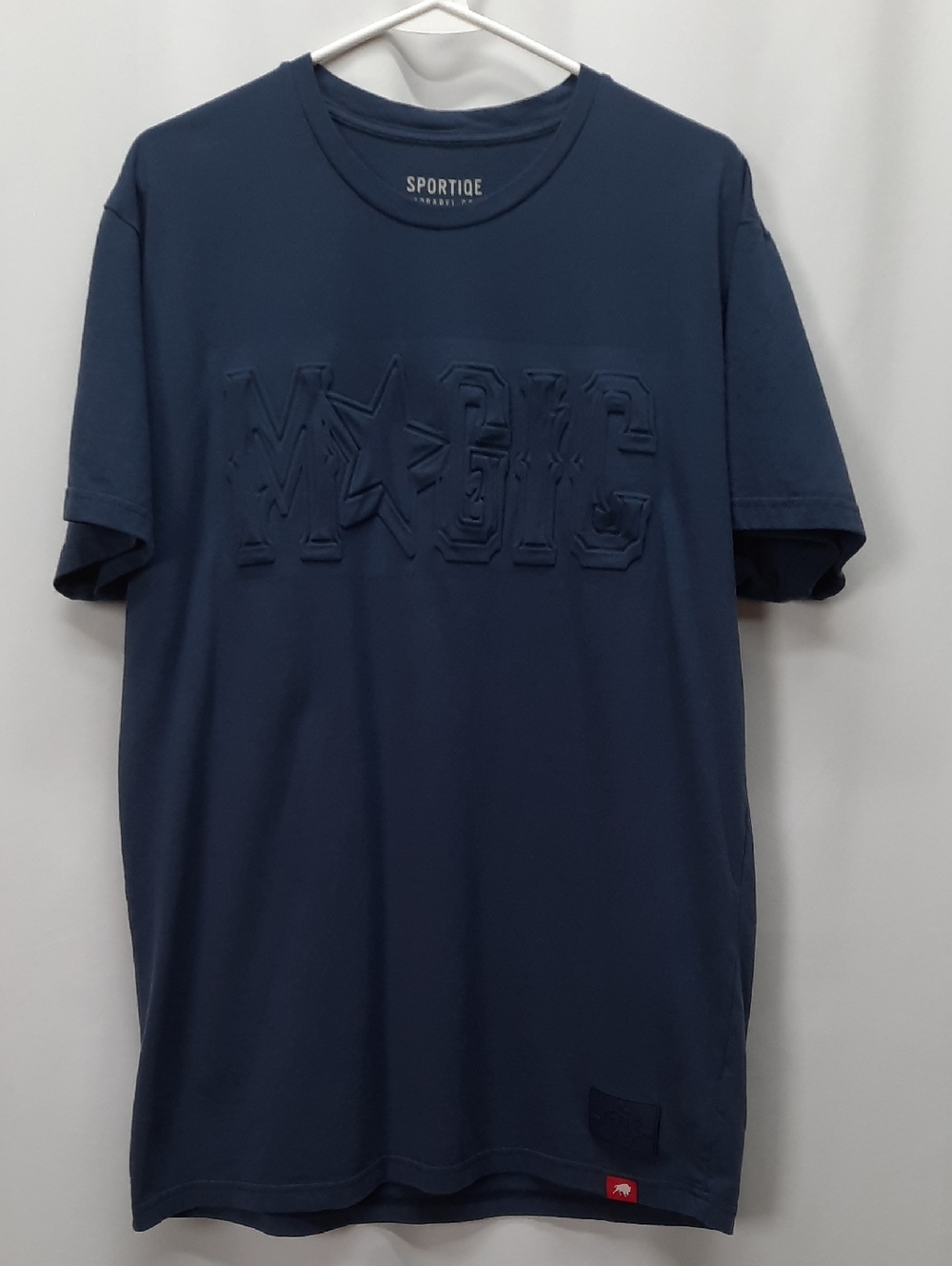 Sportiqe x JEFRE Orlando Magic T Shirt Men's XL Blue 3D Embossed Star Graphic